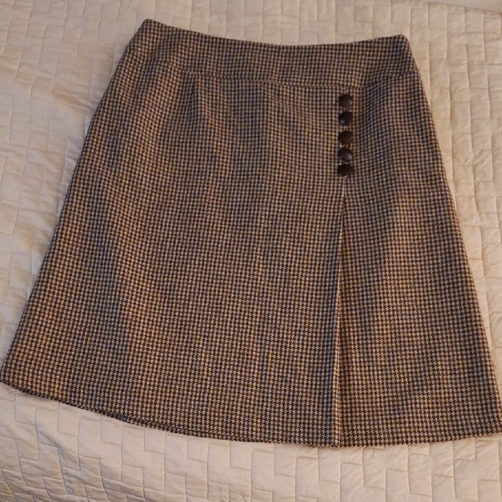 Talbots Petites Wool Vintage Skirt